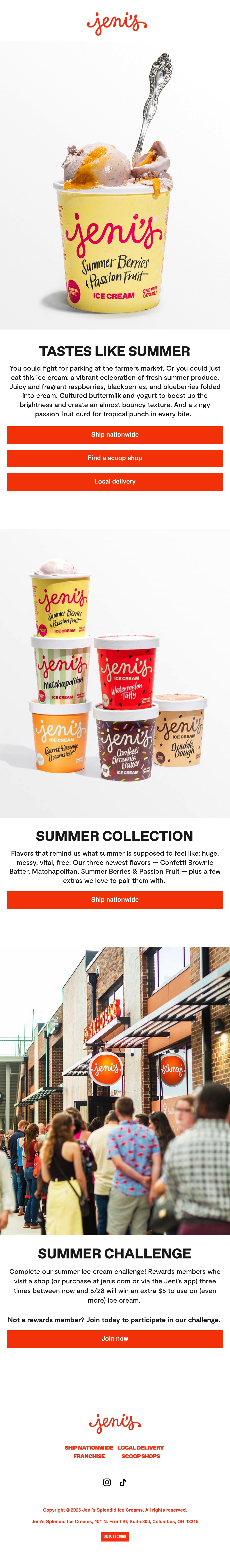 Email Inspiration from Jeni’s Ice Creams Thumbnail Preview