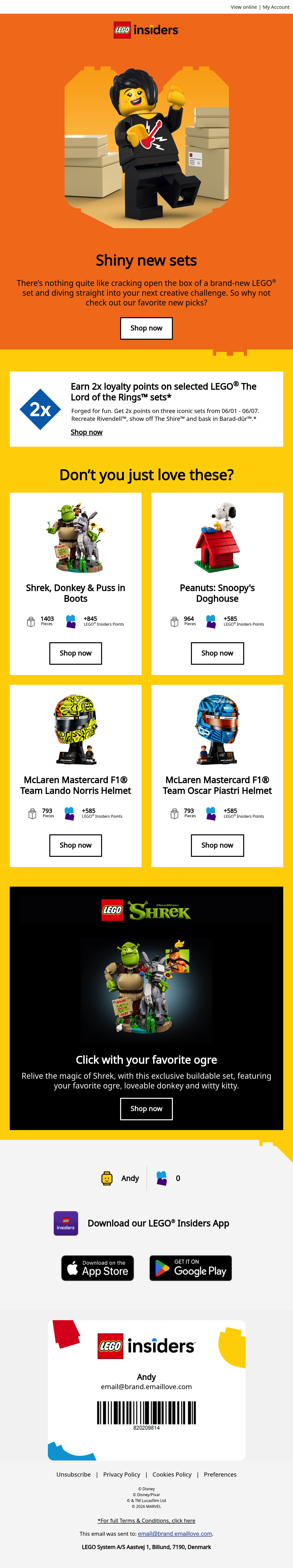 Email Inspiration from LEGO® News Thumbnail Preview