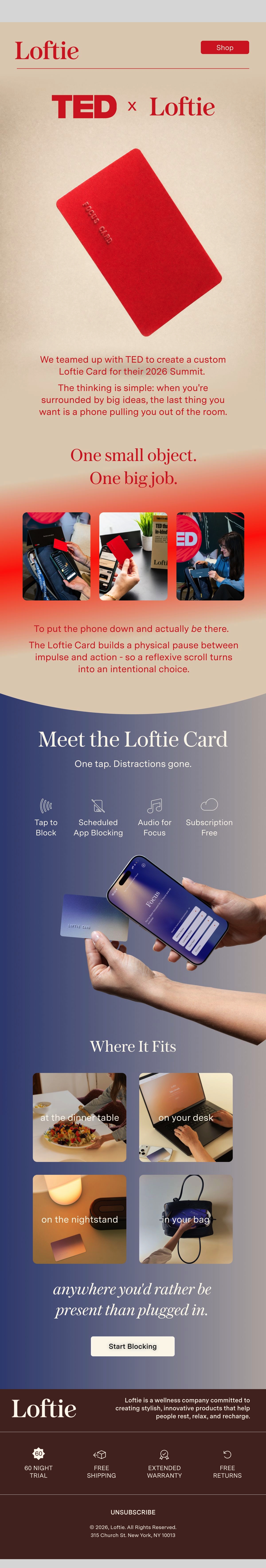 Email Inspiration from Loftie Thumbnail Preview