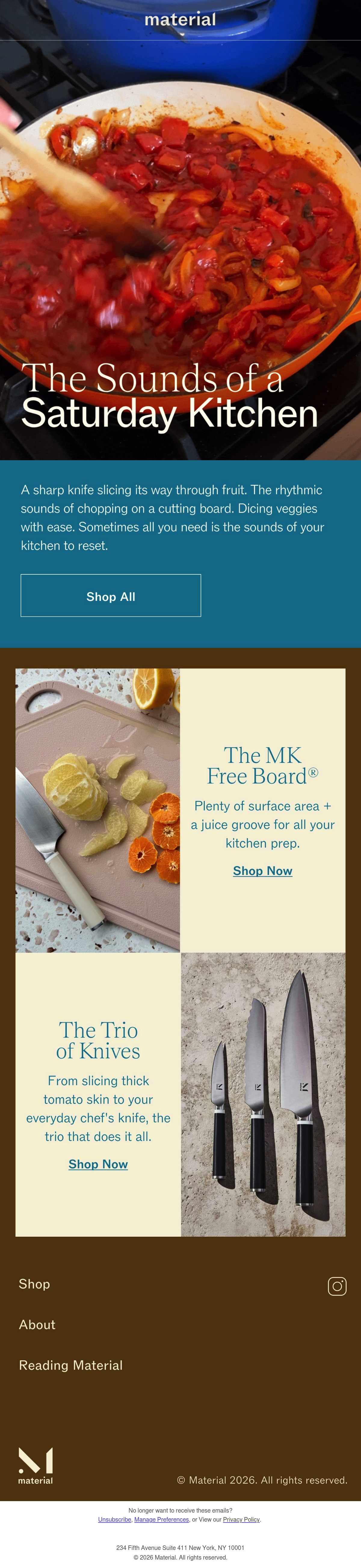 Email Inspiration from Material Thumbnail Preview