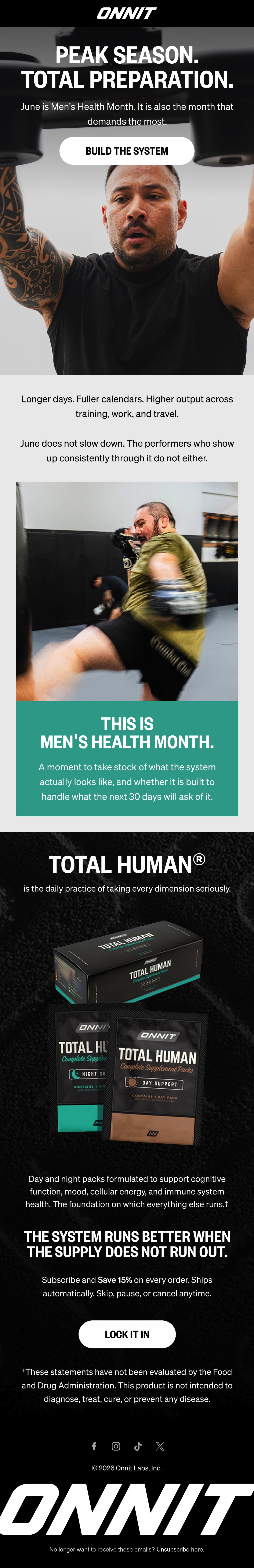 Email Inspiration from ONNIT Thumbnail Preview