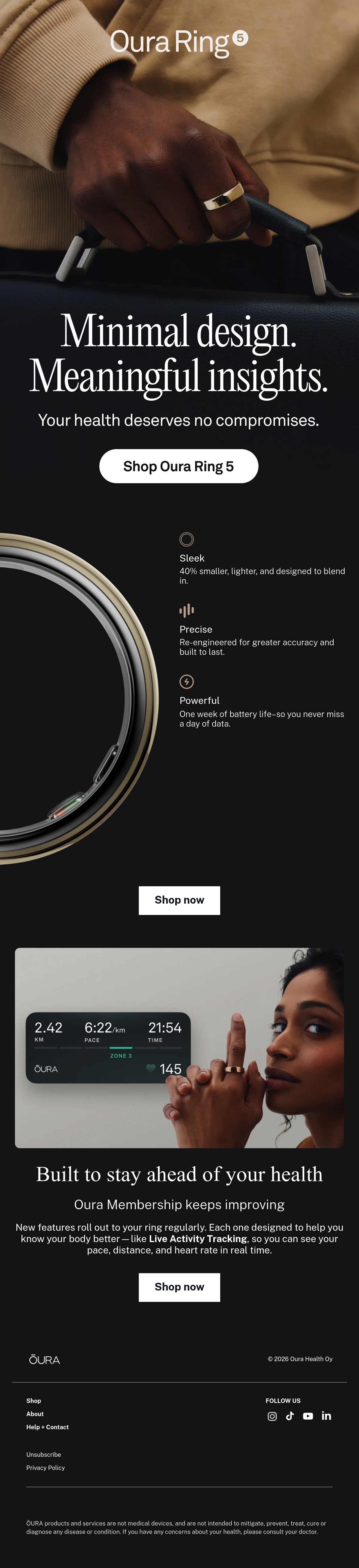 Email Inspiration from Oura Thumbnail Preview