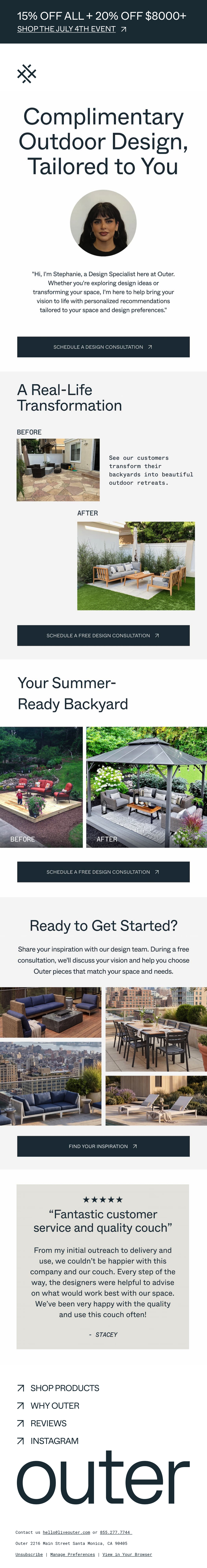 Email Inspiration from Outer Thumbnail Preview