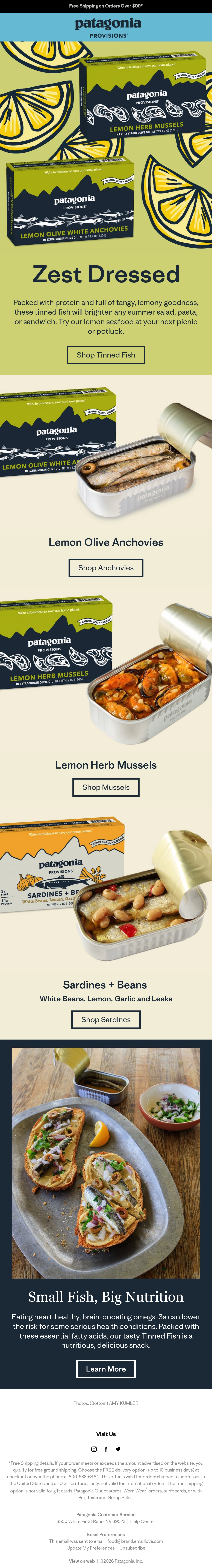 Email Inspiration from Patagonia Provisions Thumbnail Preview