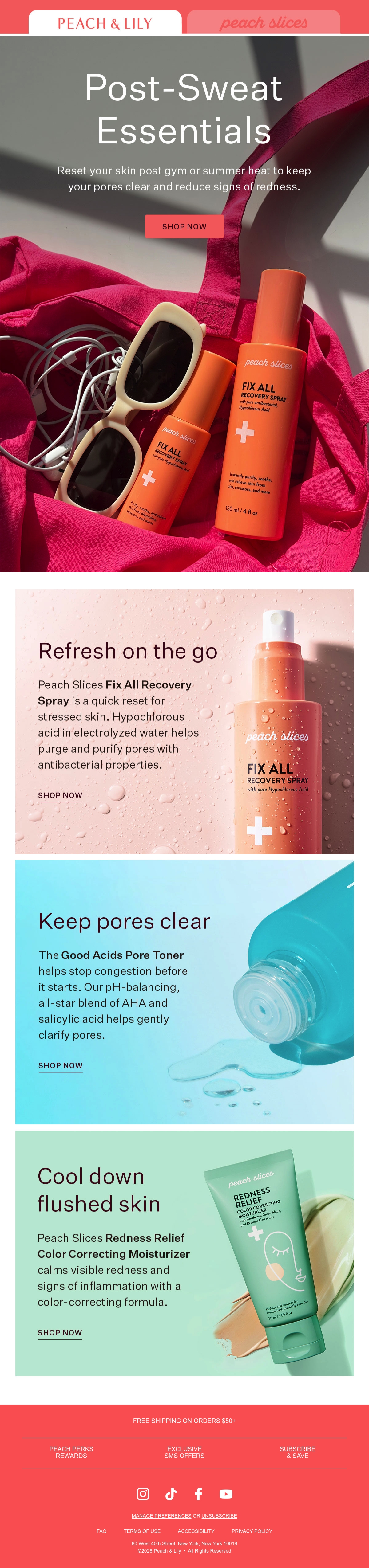 Email Inspiration from Peach & Lily Thumbnail Preview