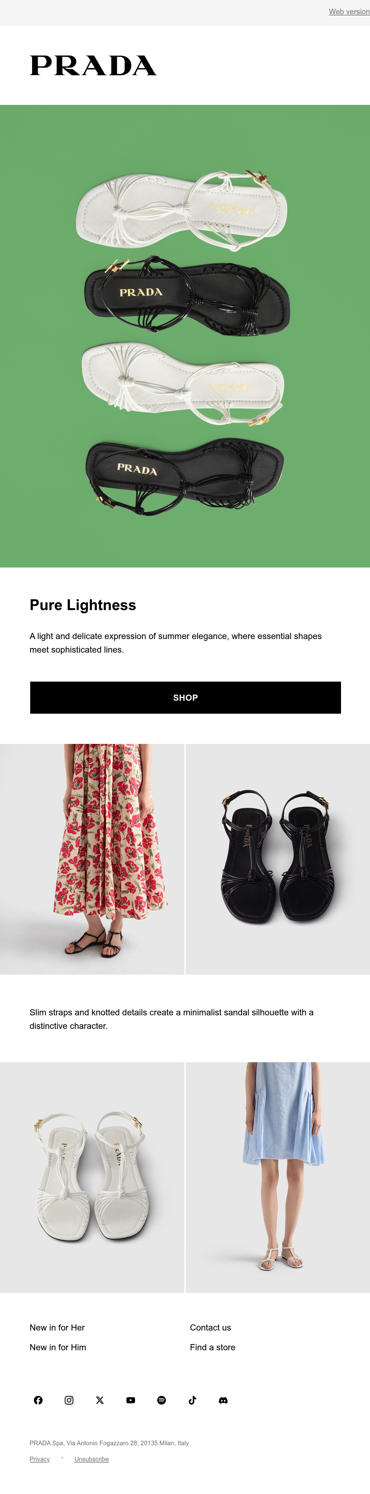 Email Inspiration from Prada Thumbnail Preview