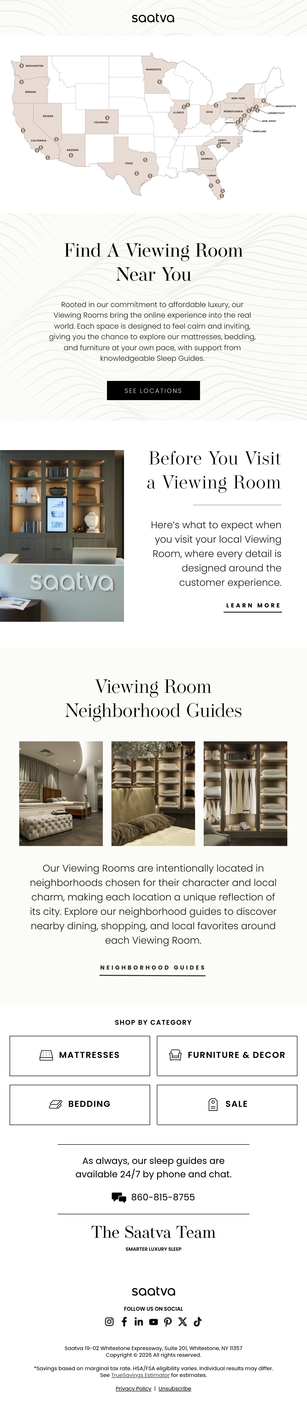 Email Inspiration from Saatva Thumbnail Preview