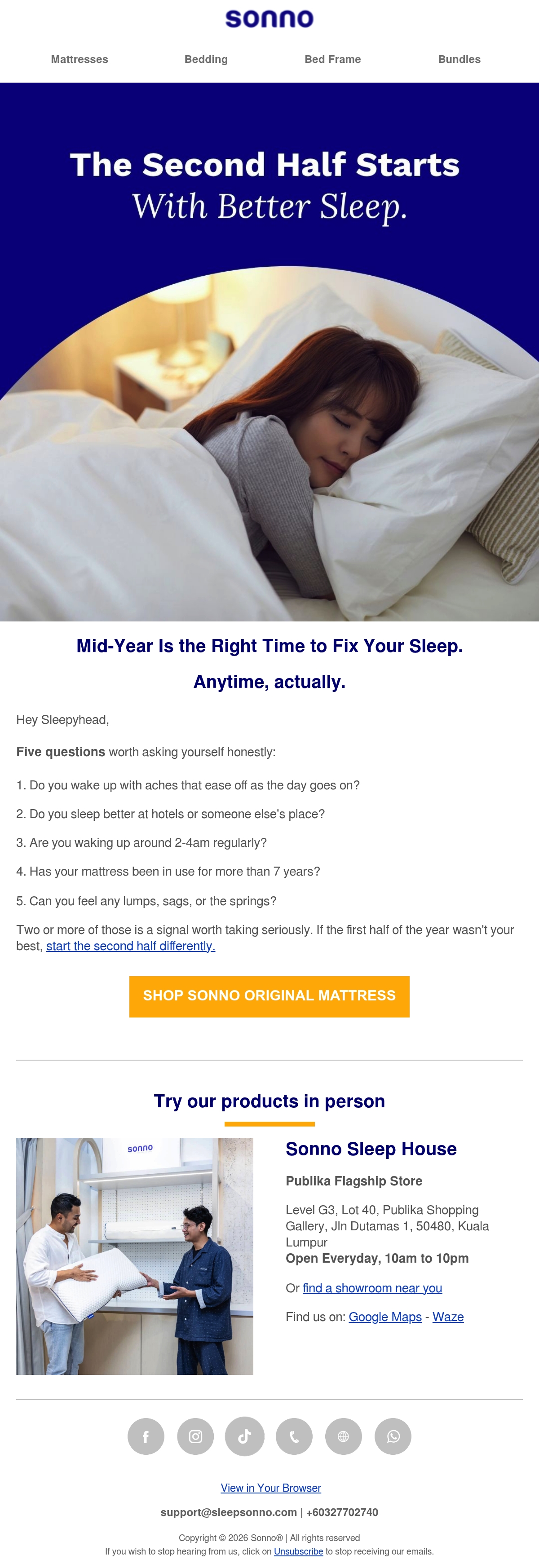 Email Inspiration from Sonno Thumbnail Preview