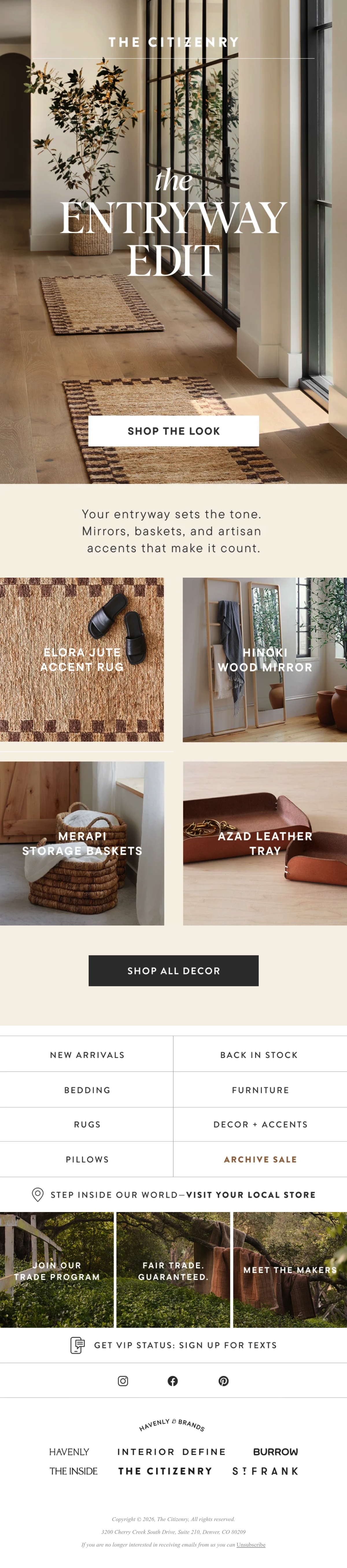 Email Inspiration from The Citizenry Thumbnail Preview