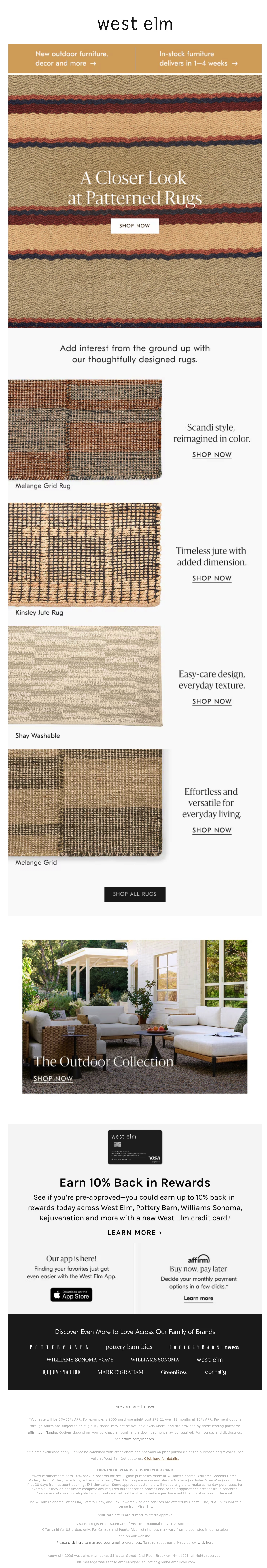 Email Inspiration from West Elm Thumbnail Preview