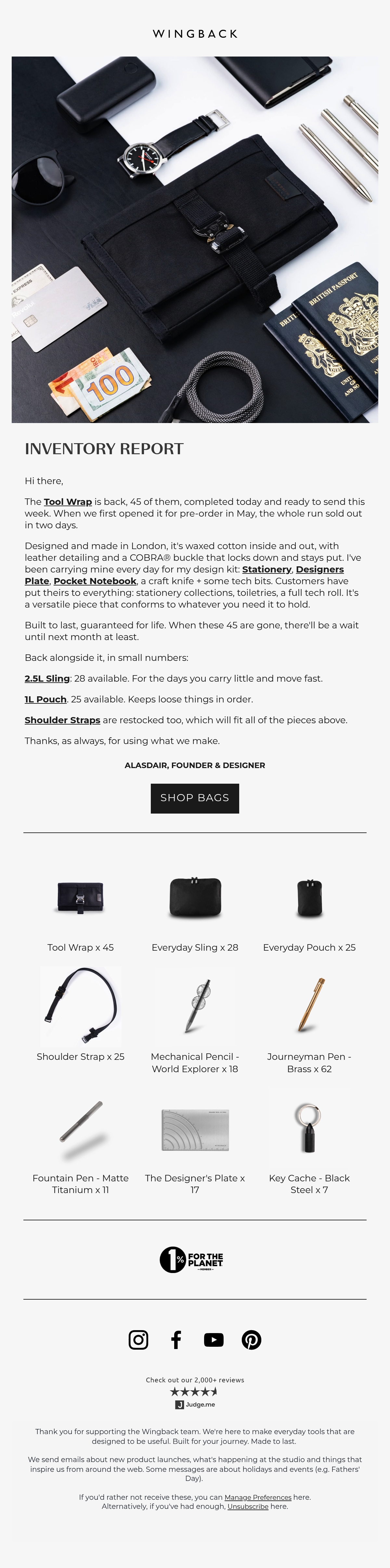Email Inspiration from Wingback Thumbnail Preview