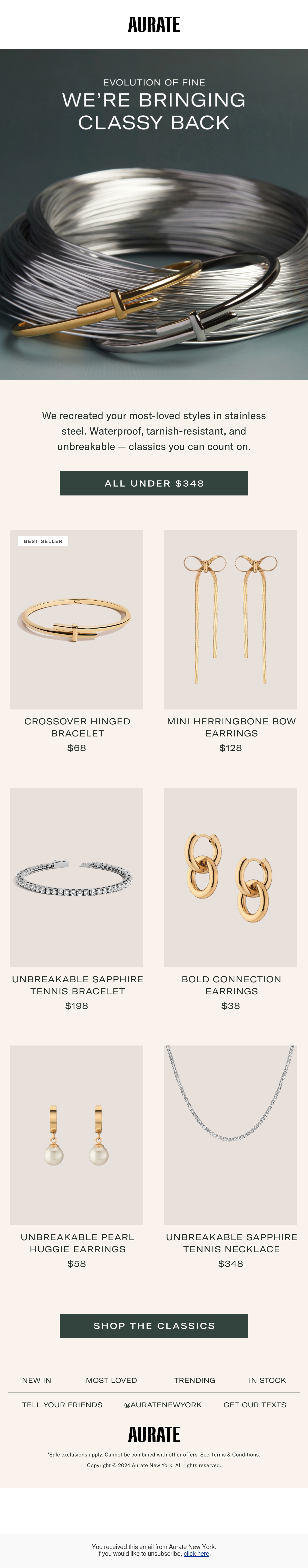 Email Inspiration from Aurate New York Thumbnail Preview
