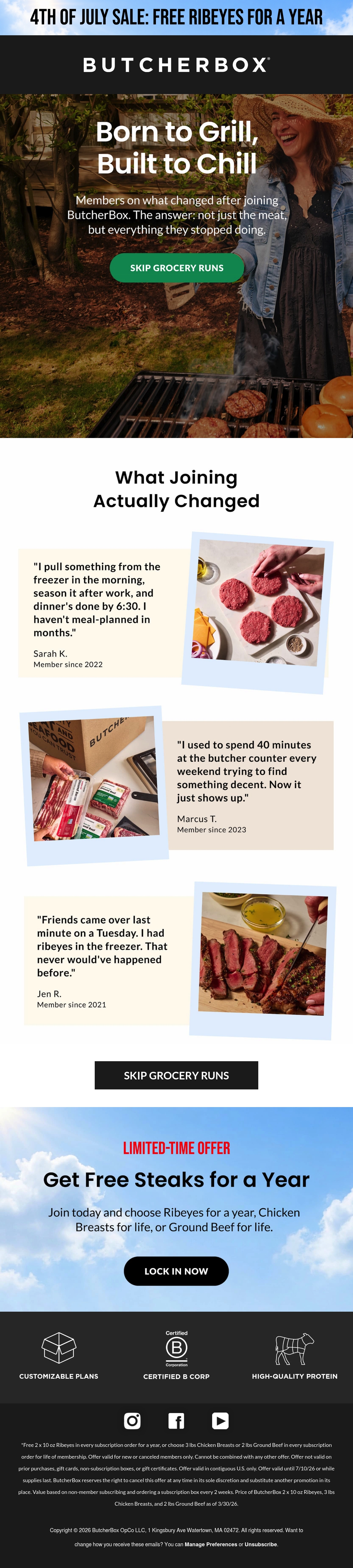 Email Inspiration from ButcherBox Thumbnail Preview