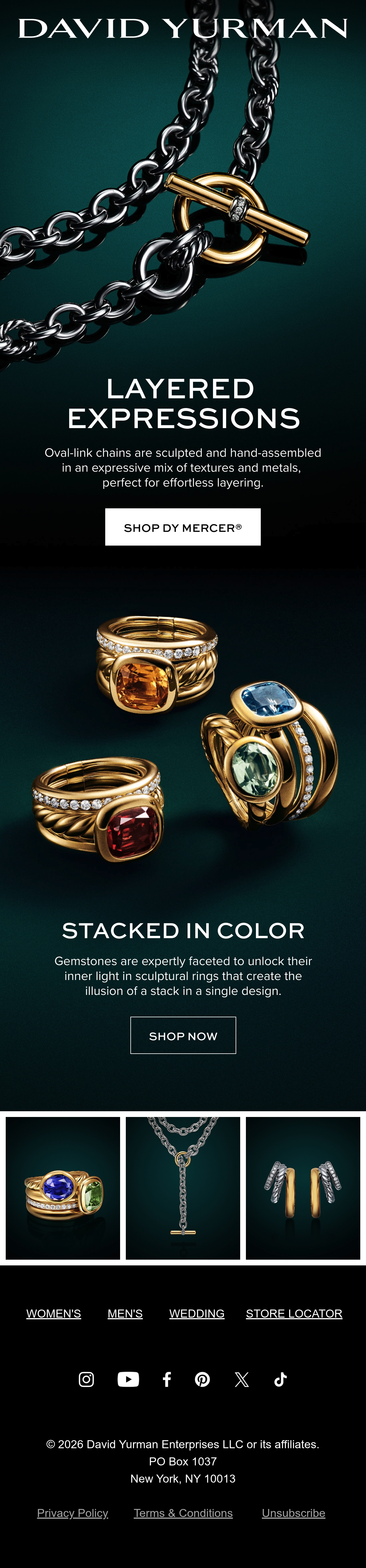 Email Inspiration from David Yurman Thumbnail Preview