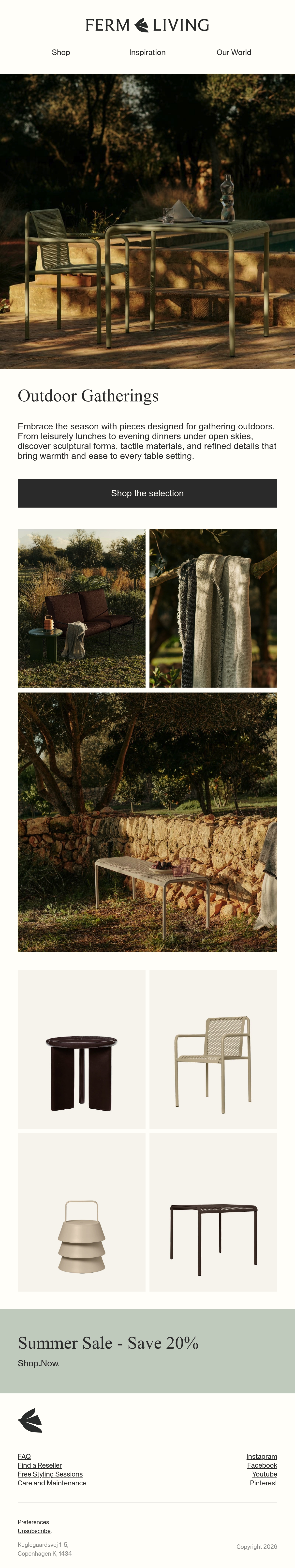 Email Inspiration from Ferm Living Thumbnail Preview