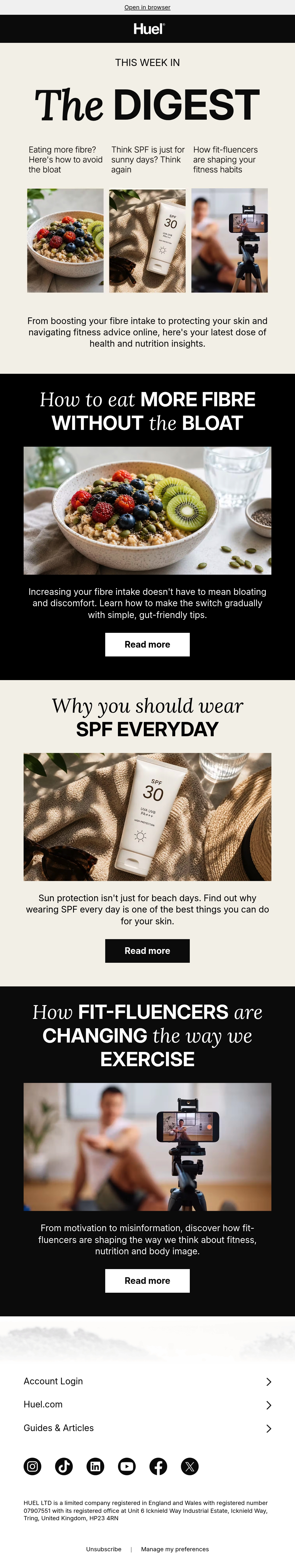 Email Inspiration from Huel Thumbnail Preview