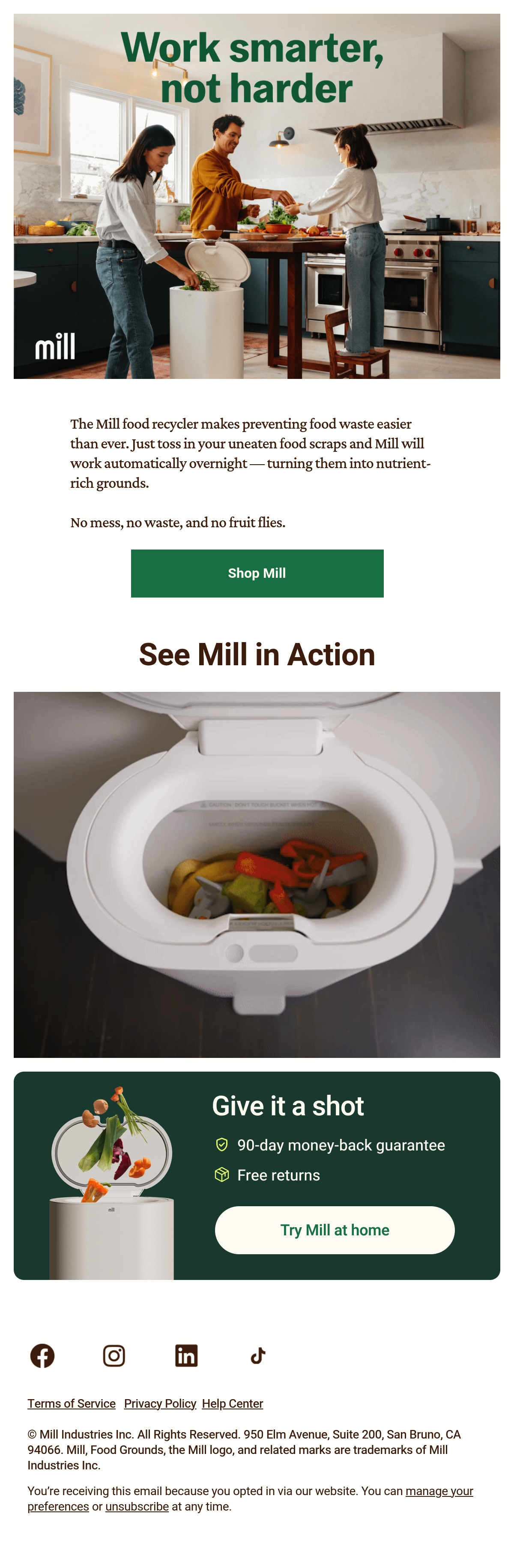 Email Inspiration from Mill Thumbnail Preview