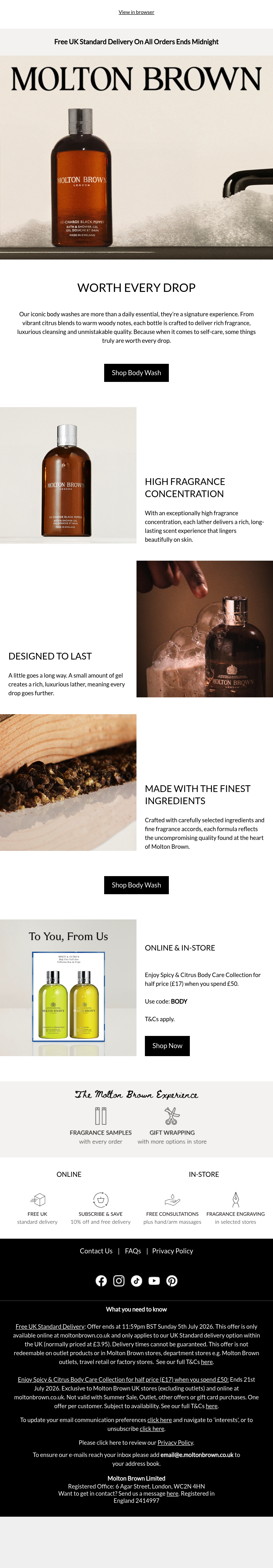 Email Inspiration from Molton Brown Thumbnail Preview