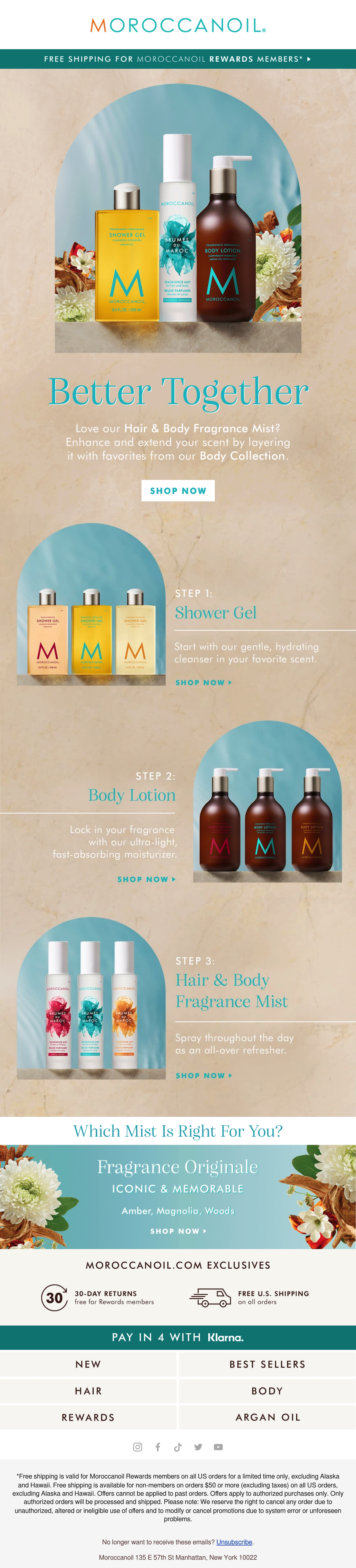 Email Inspiration from Moroccanoil Thumbnail Preview