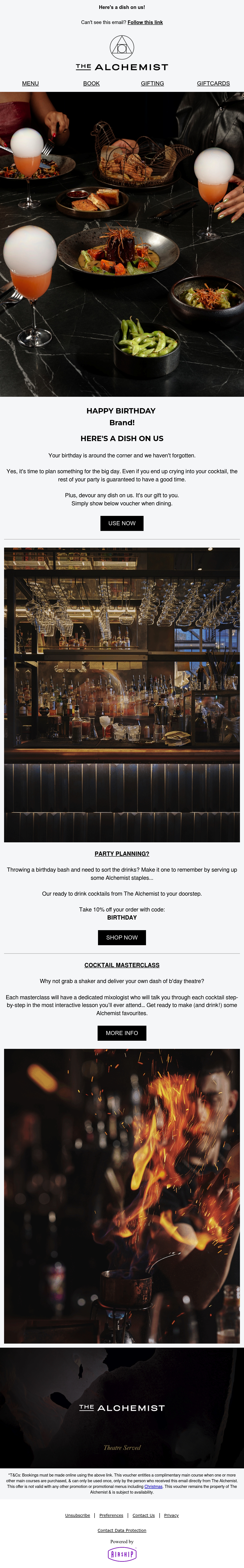 Email Inspiration from The Alchemist Thumbnail Preview