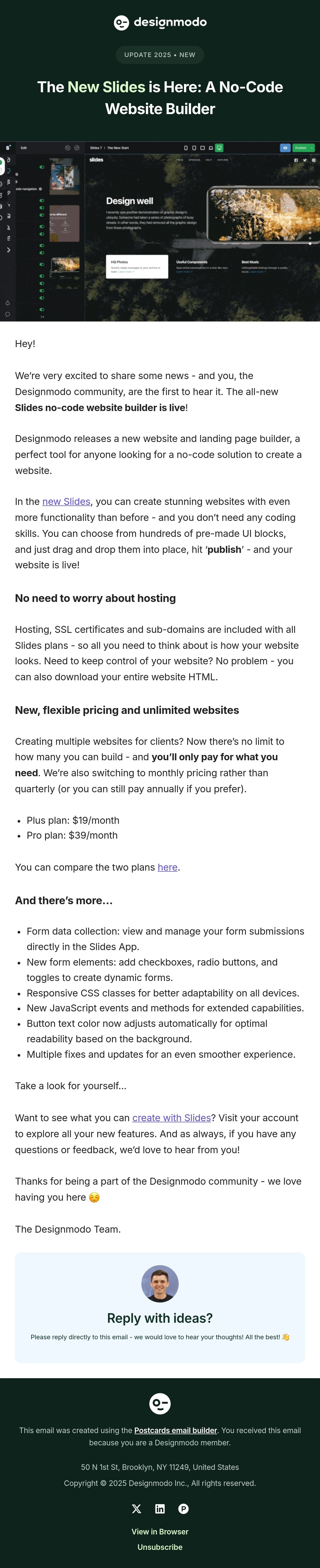 Email Design Inspiration by Designmodo