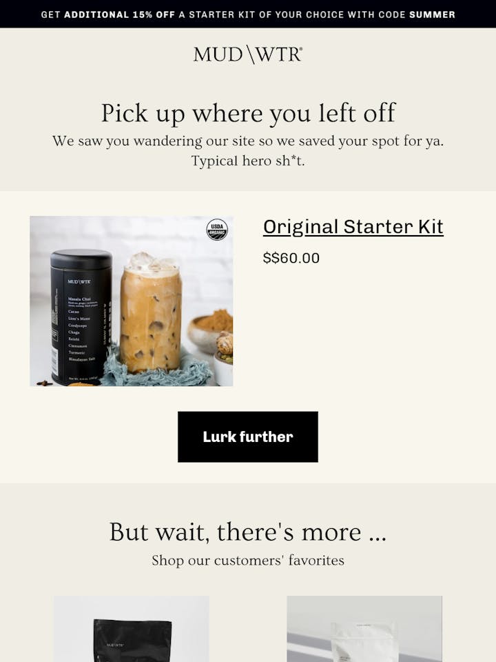 Email Design Inspiration by Unique Vintage
